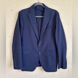 🌟 Lux TAGLIATORE Navy Blue WOOL Sport Blazer Jacket Sz Eu 50/ Us 40